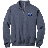Carolina Thunder NuBlend 1/4-Zip Cadet Collar Sweatshirt
