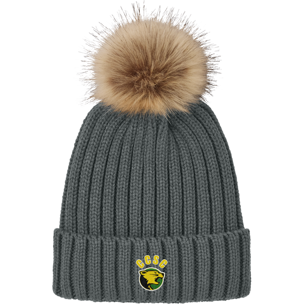 Chester County Faux Fur Pom Beanie
