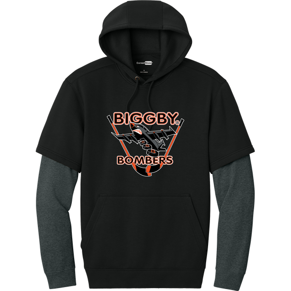 Biggby Bombers Tough Fleece Layered Hoodie