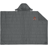 Princeton Tiger Lilies Eddie Bauer Puffy Camp Poncho