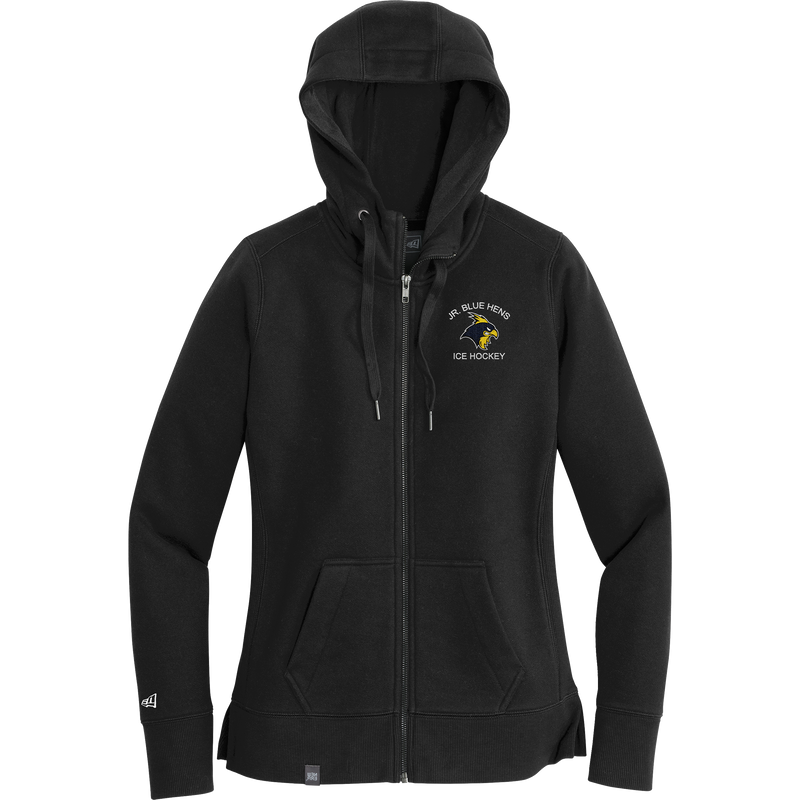 Delaware Jr. Blue Hens New Era Ladies French Terry Full-Zip Hoodie
