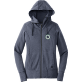 North Park Hockey New Era Ladies Tri-Blend Fleece Full-Zip Hoodie