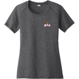 Seacoast Spartans (SPA) Ladies PosiCharge Tri-Blend Wicking Scoop Neck Raglan Tee