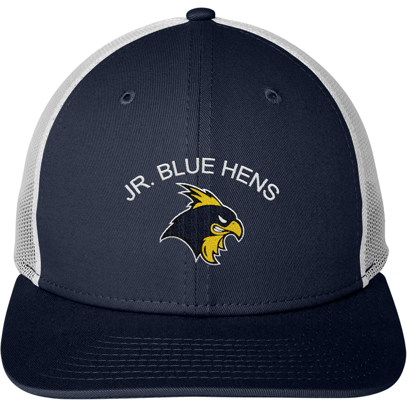 Delaware Jr. Blue Hens New Era Snapback Low Profile Trucker Cap
