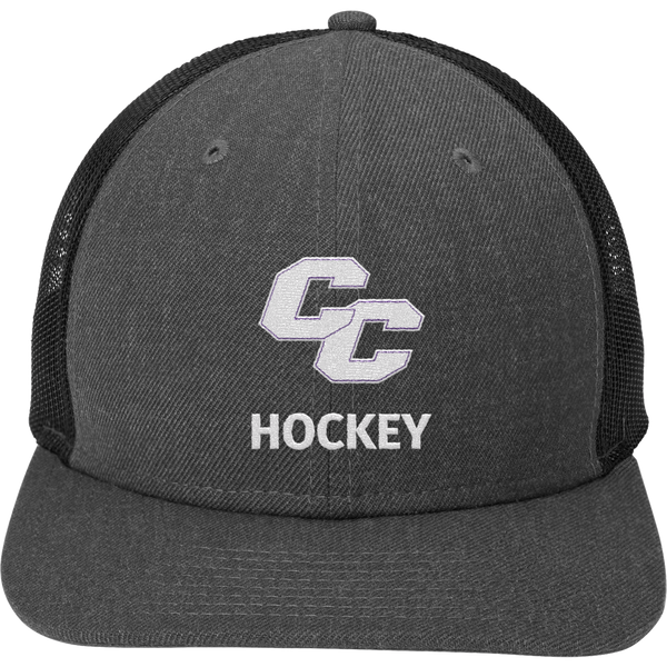 Curry College New Era Snapback Low Profile Trucker Cap
