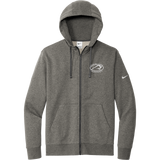 Jr. Herd Nike Club Fleece Sleeve Swoosh Full-Zip Hoodie