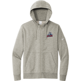 Hartford Jr. Wolfpack Nike Club Fleece Sleeve Swoosh Full-Zip Hoodie