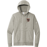 Biggby Bombers Nike Club Fleece Sleeve Swoosh Full-Zip Hoodie