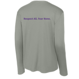 Curry College (Fear None Hockey) Youth Long Sleeve PosiCharge Competitor Tee
