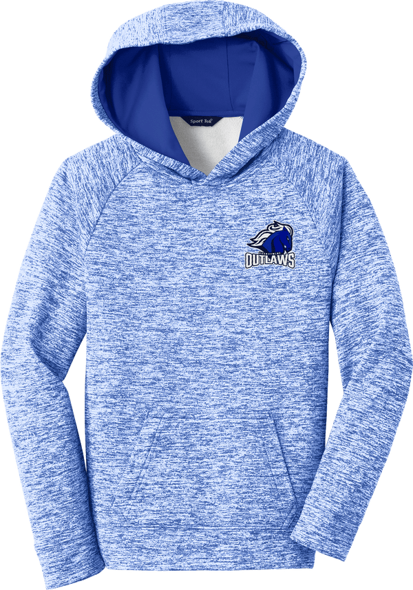 Brandywine Outlaws Youth PosiCharge Electric Heather Fleece Hooded Pullover
