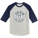 NJ Jets Youth Colorblock Raglan Jersey